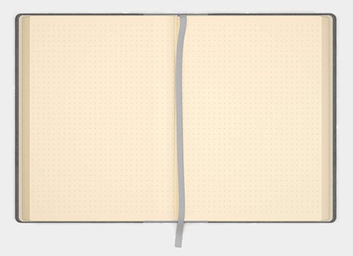 Блокнот Like U PRO в крапку Сірий