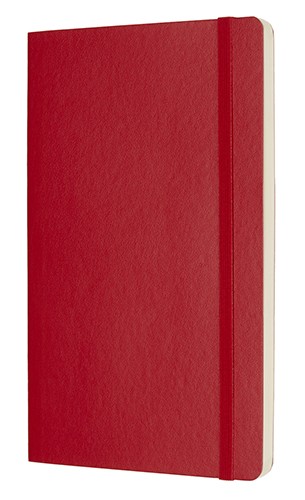 Блокнот Moleskine Classic середній 13 x 21 см нелінований червоний м'який
