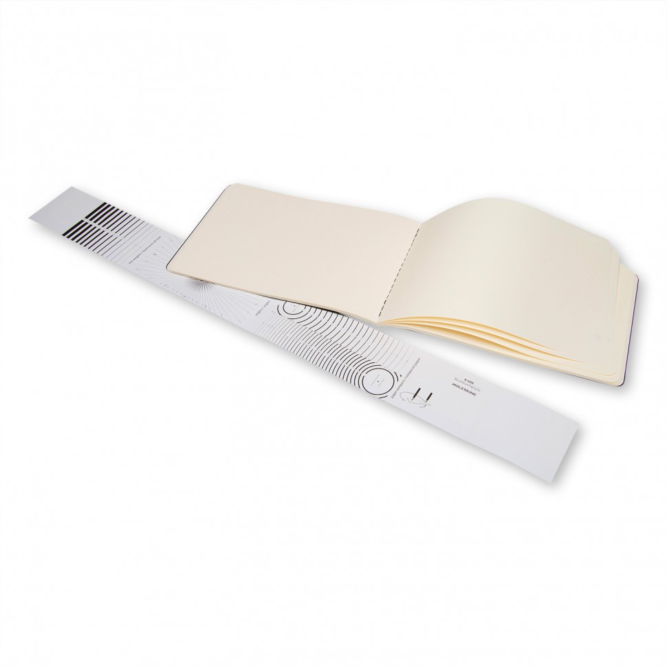 Скетчбук Moleskine Art Cahier середній 21 х 13 см нелінований чорний 