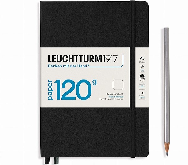 Блокнот Leuchtturm1917 Edition 120 середній 14,5 х 21 см нелінований чорний