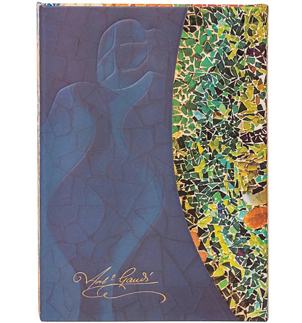 Блокнот Paperblanks Антоніо Гауді Мозаїки середній 12,5 х 18 см нелінований