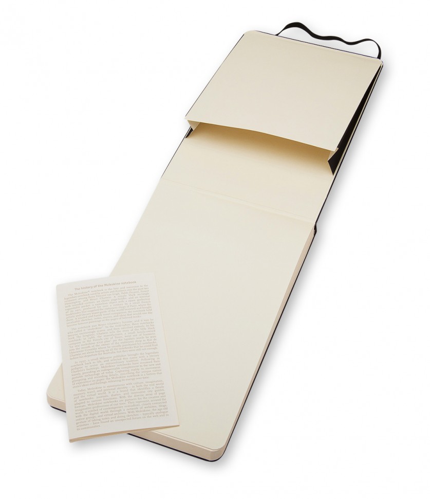 Репортерський блокнот Moleskine кишеньковий 9 х 14 см в лінію чорний 
