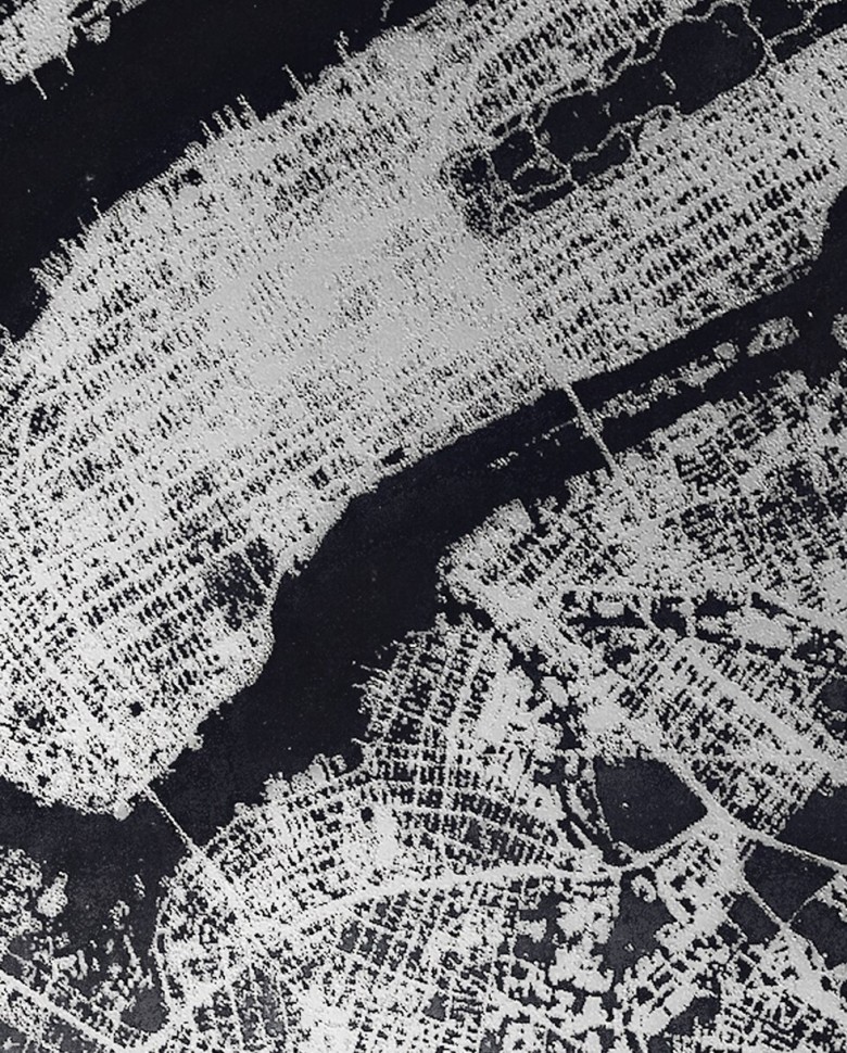 Блокнот Nuuna Nightflight NYC 16,5 х 22 см в крапку