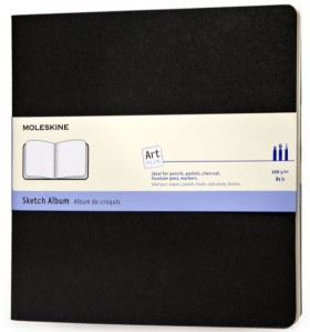 Скетчбук Moleskine Art Cahier квадратний 19 х 19 см нелінований чорний 