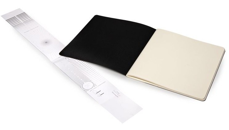 Скетчбук Moleskine Art Cahier квадратний 19 х 19 см нелінований чорний 