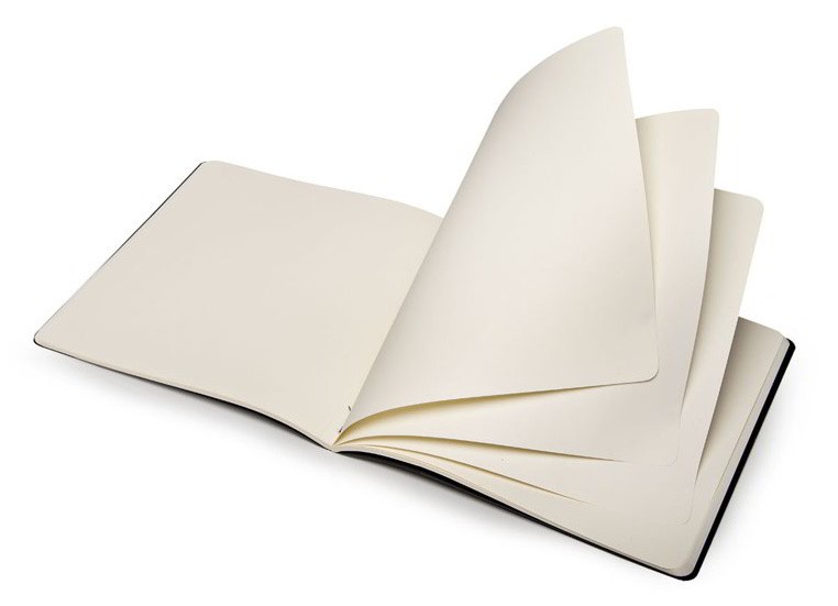 Скетчбук Moleskine Art Cahier квадратний 19 х 19 см нелінований чорний 