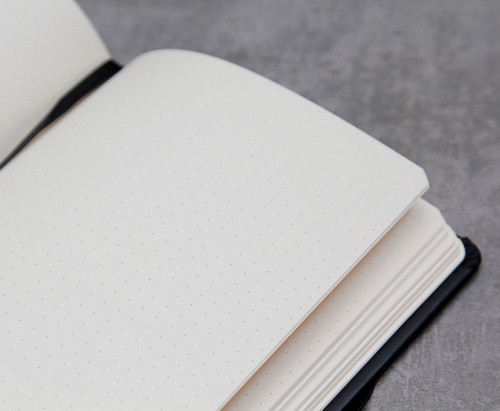 Блокнот Rhodia Webnotebook A5 14 х 21 см чорний в крапку 