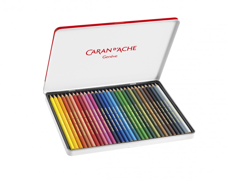 Набір водостійких олівців Caran d'Ache Swisscolor 30 штук 
