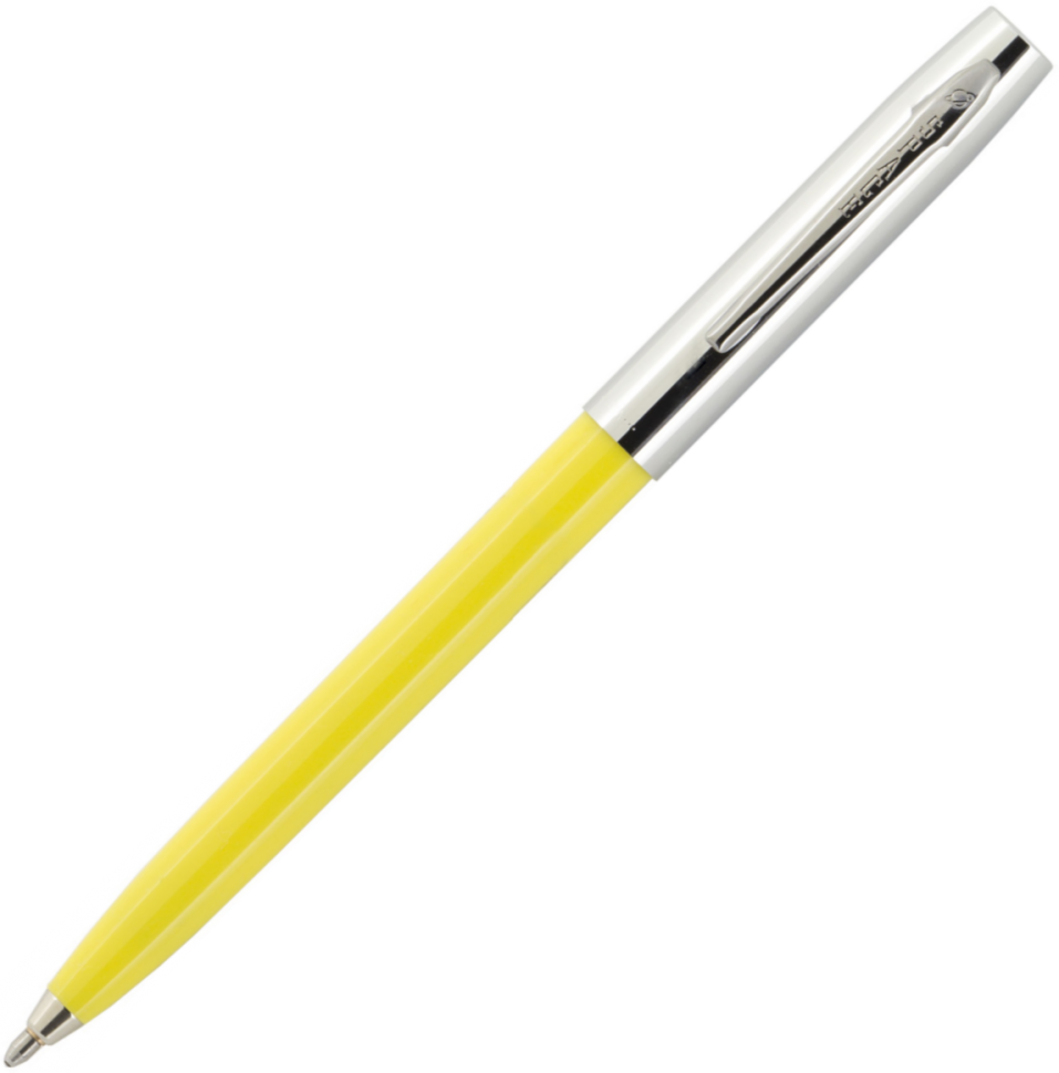 Автоматична кулькова ручка Fisher Space Pen Cap-O-Matic жовта/хром