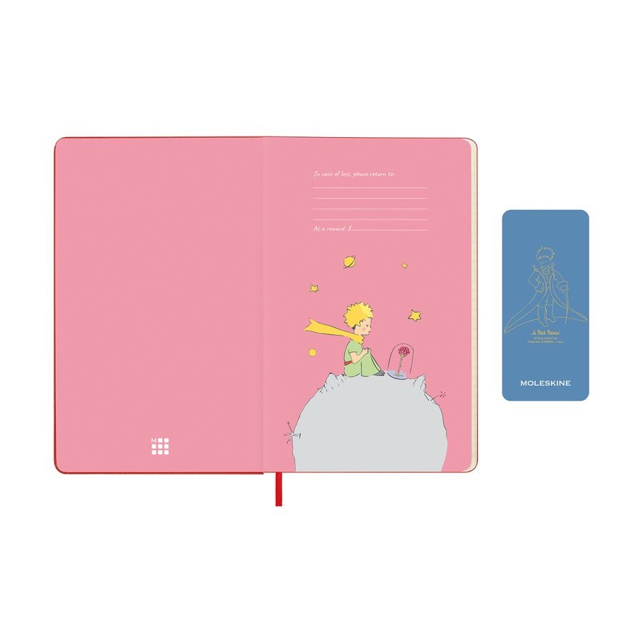 Щотижневик з місцем для записів Moleskine Le Petite Prince на 2023 рік середній 13 х 21 см Троянда