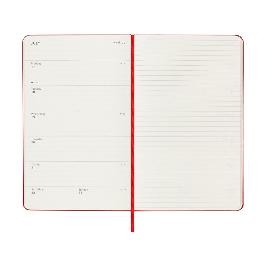 Щотижневик з місцем для записів Moleskine Le Petite Prince на 2023 рік середній 13 х 21 см Троянда