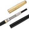 Чорнильна ручка Parker 51 Premium Black GT FP18 чорна/золото перо F (тонке)