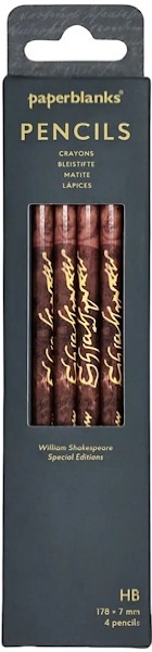 Набір графітних олівців Paperblanks Шекспір HB