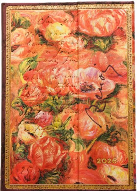 Щотижневик з місцем для записів Paperblanks на 2026 рік Ренуар Лист до Морізо середній