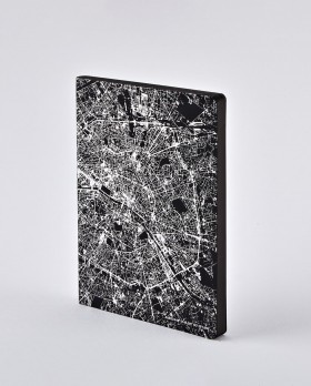 Блокнот Nuuna Nightflight Paris 16,5 х 22 см в крапку