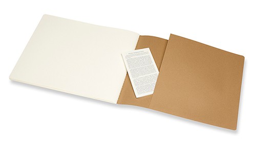 Скетчбук Moleskine Art Cahier XXL 22 х 28 см нелінований бежевий 