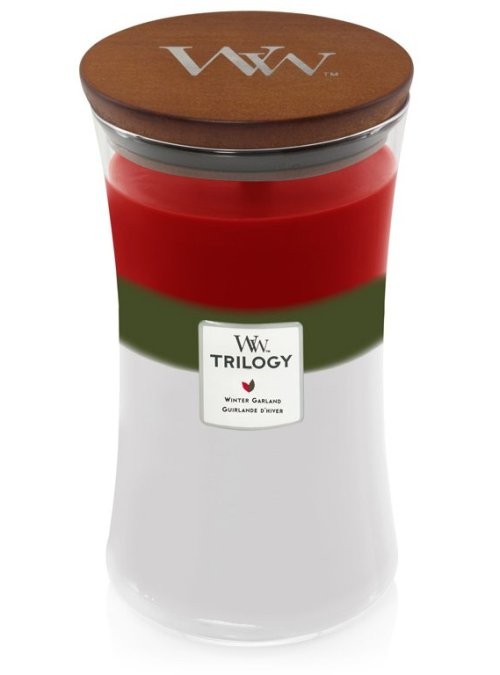 Ароматична свіча WoodWick Large Trilogy Winter Garland 609 г 