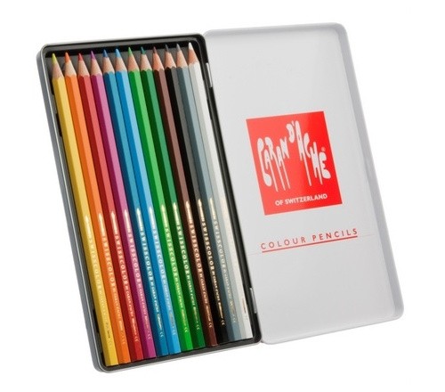Набір акварельних олівців Caran d'Ache Swisscolor 12 штук 