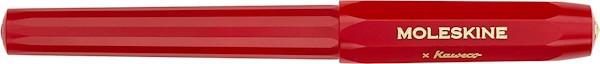 Ролерна ручка Moleskine x Kaweco 0,7 мм червона