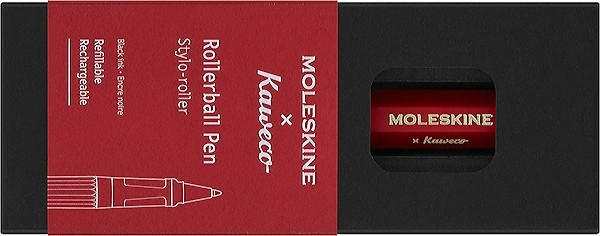 Ролерна ручка Moleskine x Kaweco 0,7 мм червона