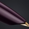 Чорнильна ручка Parker 51 Premium Plum GT FP18 фіолетова/золото перо F (тонке)