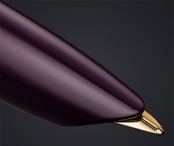 Чорнильна ручка Parker 51 Premium Plum GT FP18 фіолетова/золото перо F (тонке)