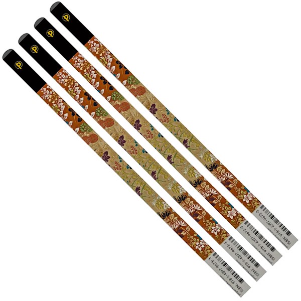 Набір графітних олівців Paperblanks Японське Кімоно Кара-орі HB