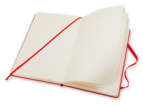 Блокнот Moleskine Classic середній 13 x 21 см нелінований червоний 1