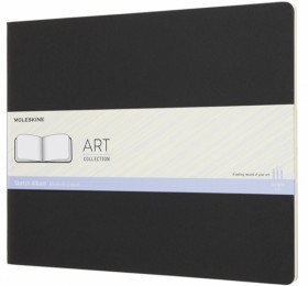 Скетчбук Moleskine Art Cahier XXL 22 х 28 см нелінований чорний 