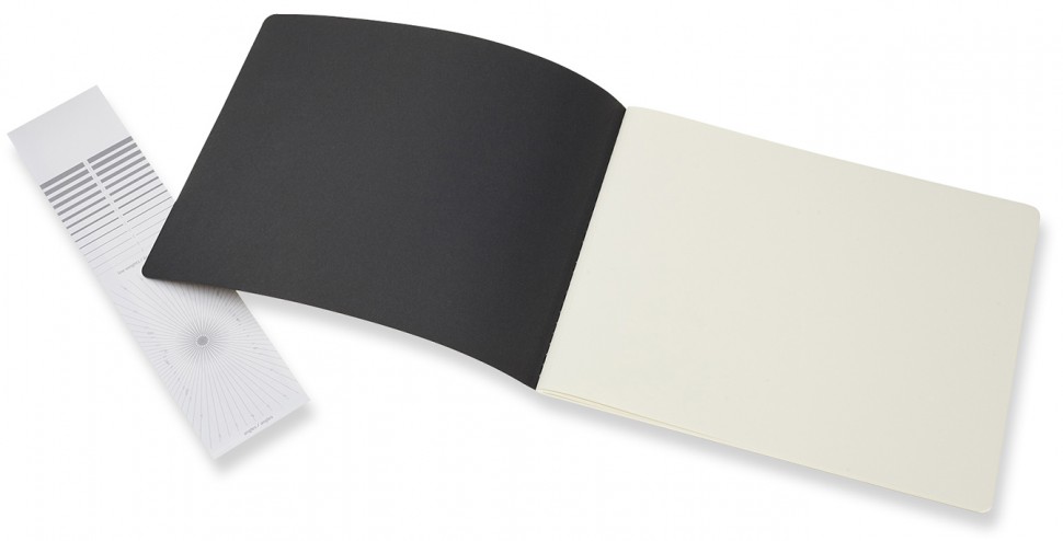 Скетчбук Moleskine Art Cahier XXL 22 х 28 см нелінований чорний 