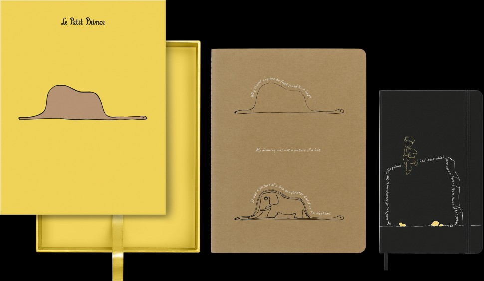Подарунковий набір Moleskine Le Petite Prince Слон (записник середній та зошит Cahier великий)