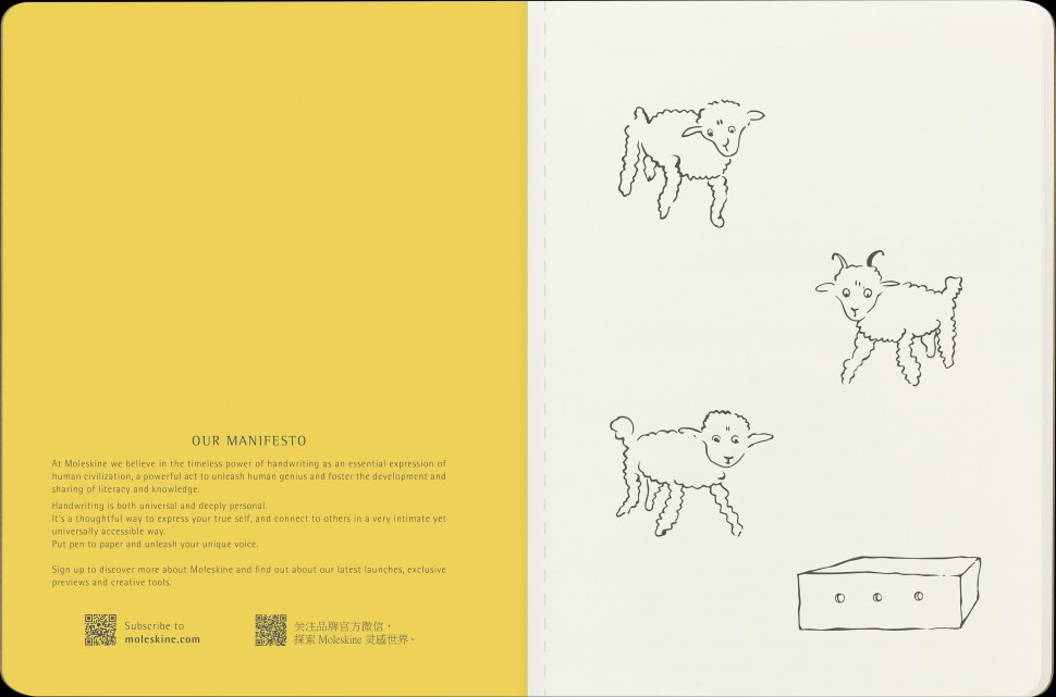 Подарунковий набір Moleskine Le Petite Prince Слон (записник середній та зошит Cahier великий)