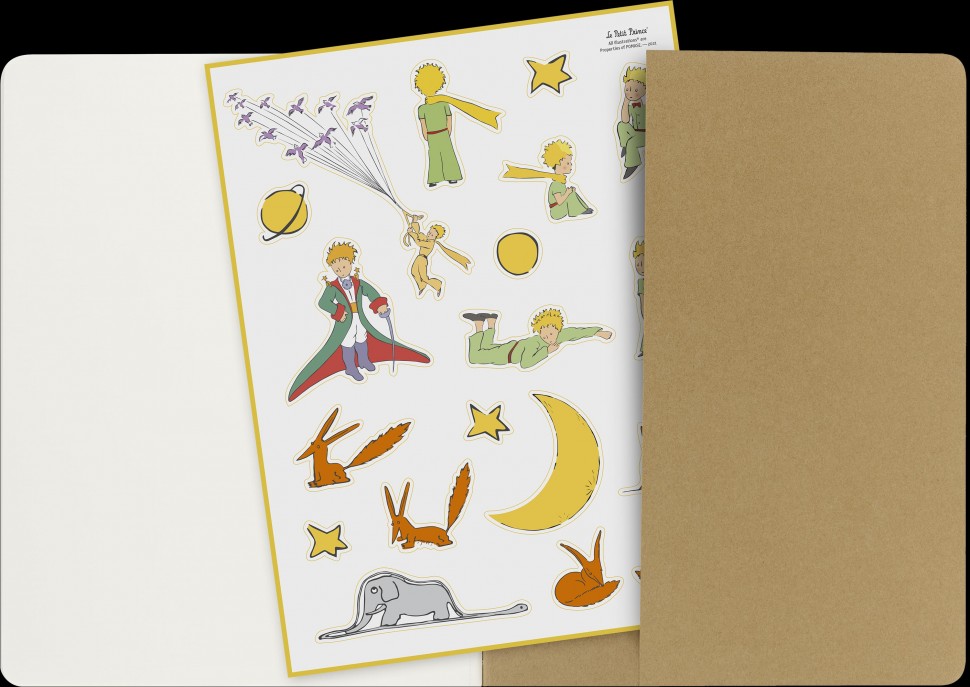 Подарунковий набір Moleskine Le Petite Prince Слон (записник середній та зошит Cahier великий)