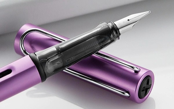 Чорнильна ручка Lamy Al-Star Lilac бузкова перо EF (дуже тонке)