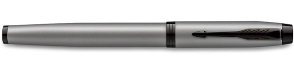 Чорнильна ручка Parker IM Achromatic Grey BT FP сіра/чорна перо F (тонке)