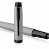 Чорнильна ручка Parker IM Achromatic Grey BT FP сіра/чорна перо F (тонке)