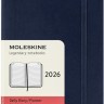 Щоденник Moleskine на 2026 рік кишеньковий 9 х 14 см сапфір м'який