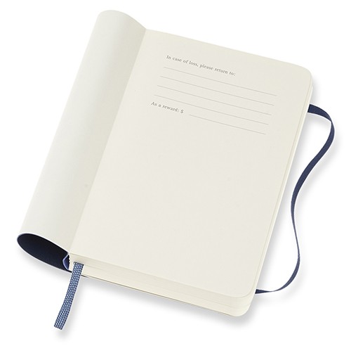 Щоденник Moleskine на 2026 рік кишеньковий 9 х 14 см сапфір м'який