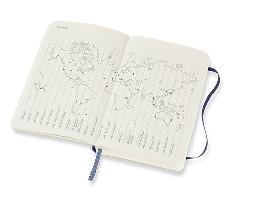 Щоденник Moleskine на 2026 рік кишеньковий 9 х 14 см сапфір м'який