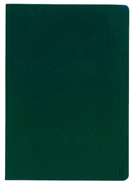 Блокнот Karst Classic A5 14,8 х 21 см в лінію лісовий зелений м'який
