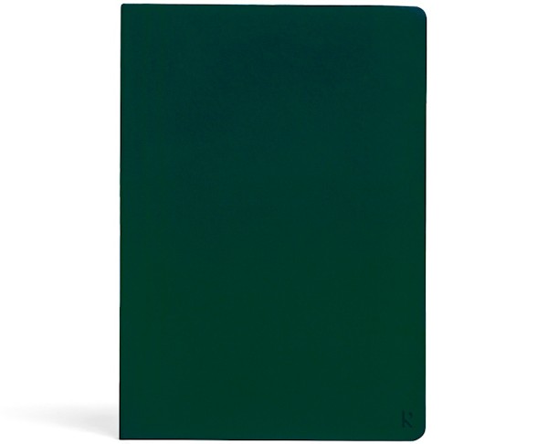 Блокнот Karst Classic A5 14,8 х 21 см в лінію лісовий зелений м'який