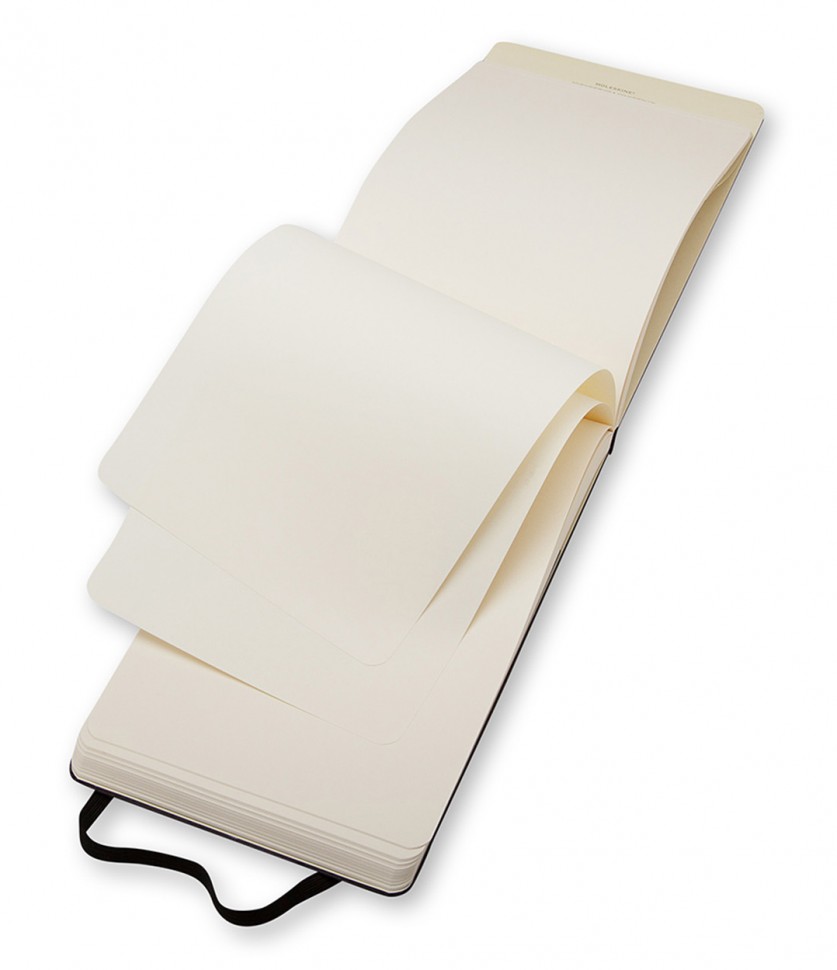  Репортерський блокнот Moleskine середній 13 х 21 см нелінований чорний