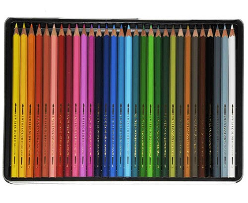 Набір акварельних олівців Caran d'Ache Swisscolor 30 штук 