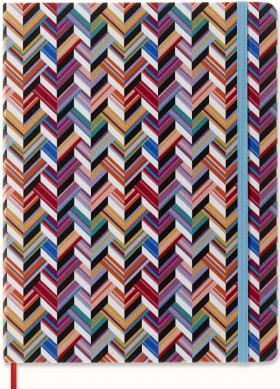 Блокнот Moleskine Missoni великий 19 х 25 см в лінію канва