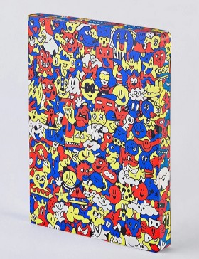 Блокнот Nuuna Graphic Pride Parade by Jan Paul Muller 16,5 х 22 см в крапку