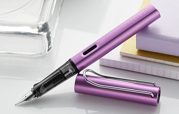 Чорнильна ручка Lamy Al-Star Lilac бузкова перо F (тонке)