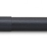Чорнильна ручка Kaweco Supra Black чорна алюмінієва перо EF (дуже тонке)