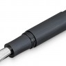 Чорнильна ручка Kaweco Supra Black чорна алюмінієва перо EF (дуже тонке)
