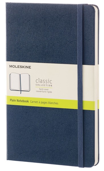 Блокнот Moleskine Classic середній 13 x 21 см нелінований сапфір