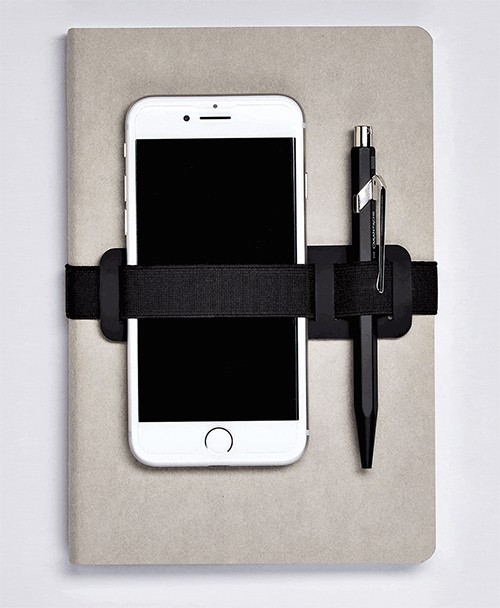 Блокнот Nuuna Voyager Grey 13,5 х 20 см в крапку